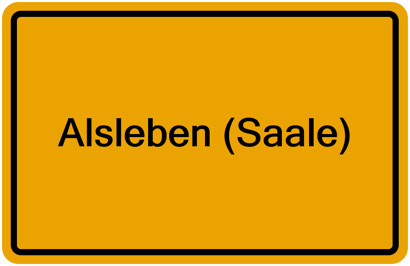Handelsregisterauszug Alsleben (Saale)